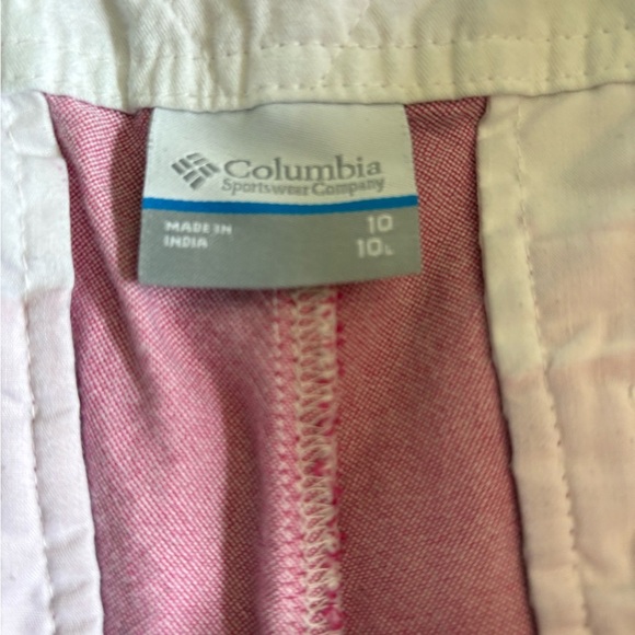 Columbia women’s pink PFG size 10 walking shorts golf hiking - Picture 6 of 11